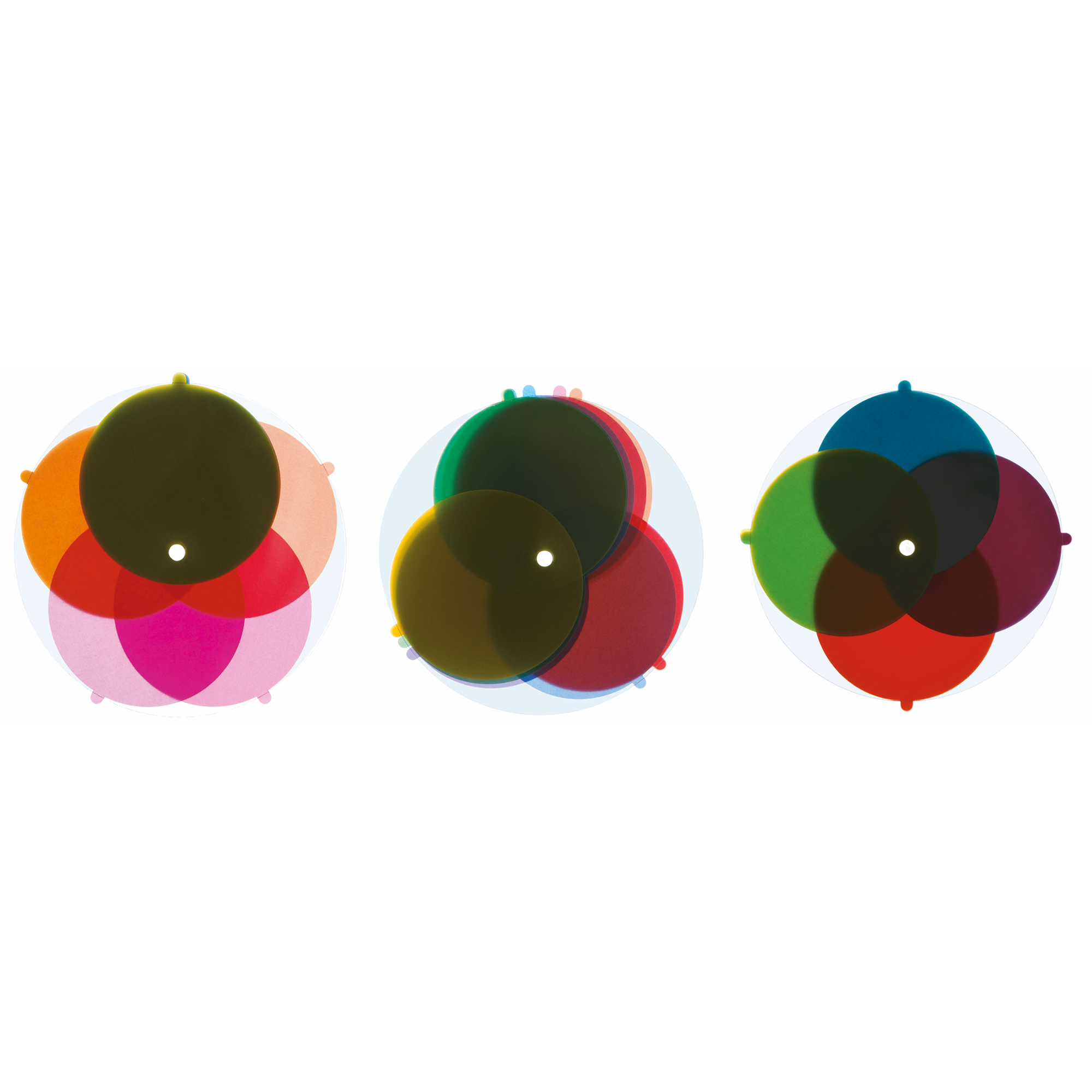 Fensterfarbenspiel mit 12 Farben - drei Varianten